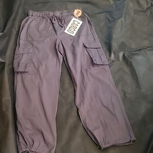 Women's gray cargo pants